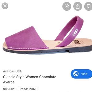 Purple Avarca brand Pons size 9 new